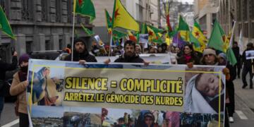 Kurdistanî meşiyan Parlamentoya Ewropayê