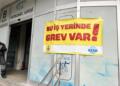 Pankartê grevî SGK’yî de ame dardekerdene