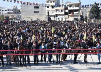 Xelkê Kobanê salvegera azadkirina bajarê xwe pîroz kir