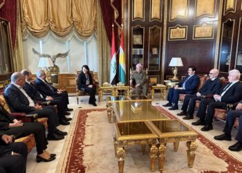 Şandeya DEM Partiyê ya Îmraliyê serdana Barzanî kir