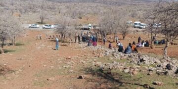 Leşkeran li ser welatiyan gule reşandin