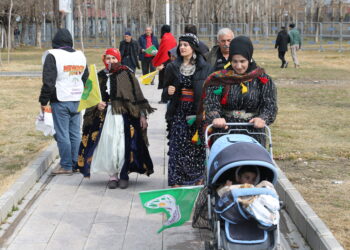 Gelê Wanê diherike qada Newrozê