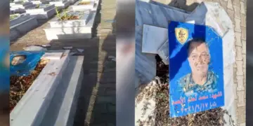 Komên paramîlîter gorên li Minbicê wêran kirin