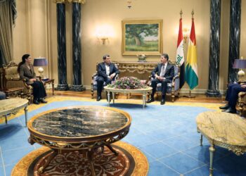 Mazlûm Ebdî û Îlham Ehmed li gel Nêçîrvan Barzanî civiyan