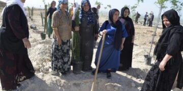 Semedê wesîleya 4ê Nîsane welatijê Mexmûrî 200 şitilî dayî ro