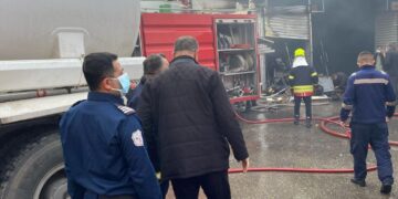Li bazarek Silêmaniyê şewat derket