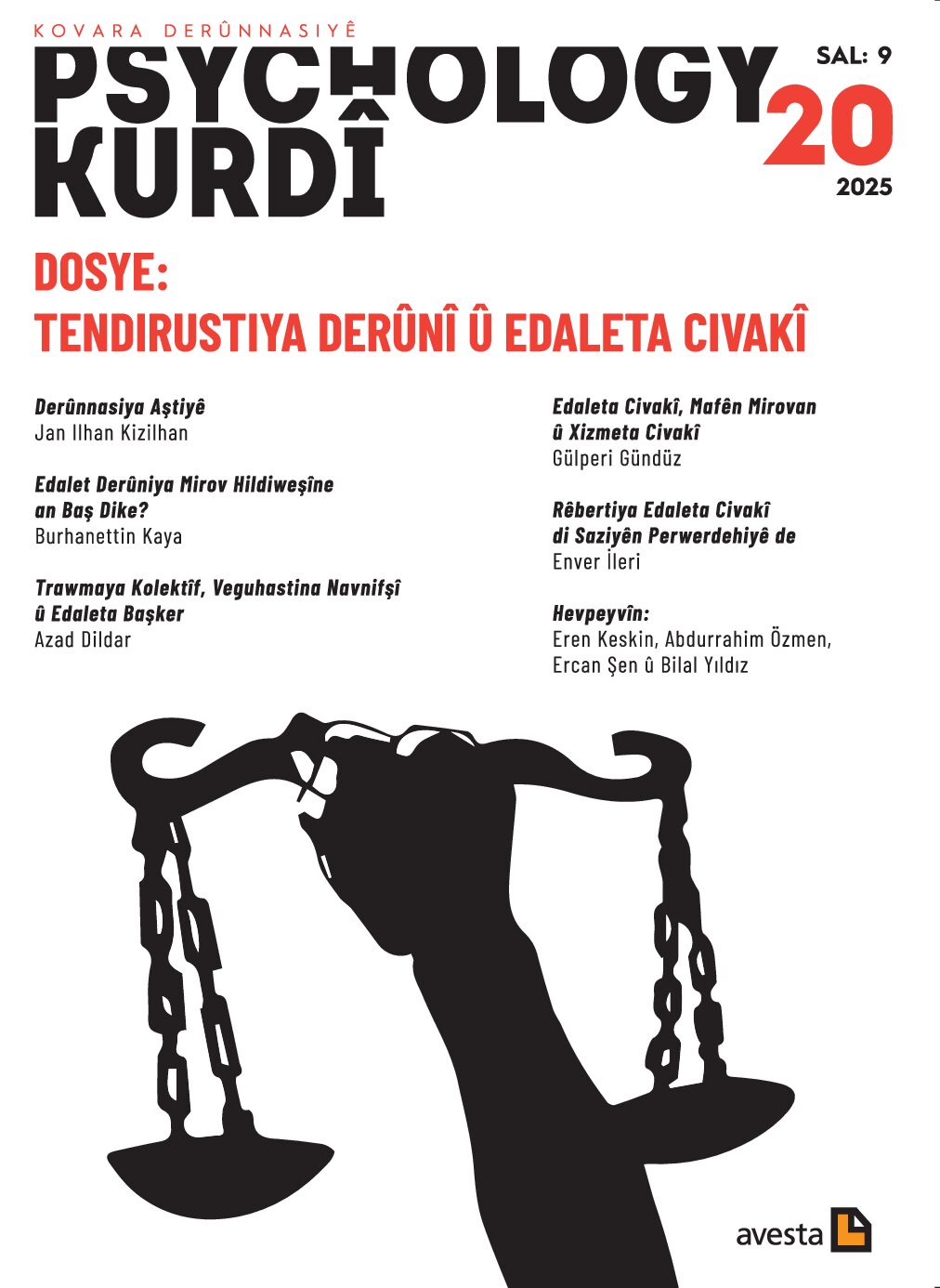 Hejmara nû ya Kovara Derûnnasiyê Psychology Kurdî derket
