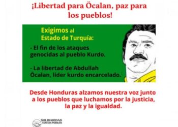 Şarê Hondurasî Abdullah Ocalanî rê mektub erşawit
