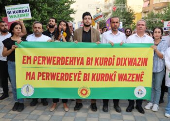 Ji bo zimanê kurdî bibe zimanê fermî meşiyan