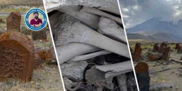 Li goristana dîrokî ya Ermenan hestiyên mirovan li derve ne!