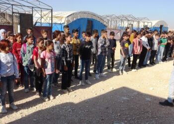 Kampê Koçberan ê Girê Spî de îmkanê perwerdeyê kêm ê