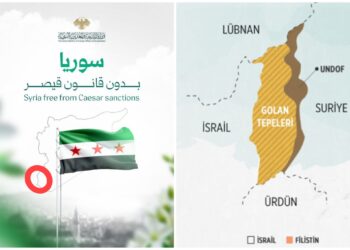 Di nexşeya nû ya Sûriyeyê de Golanî dest ji Golanê berda