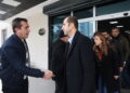 Bayindir û heyeta pê re serdana şîna hunermend Sîdar kir