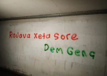 Ciwanên Turgutluyê piştgirî dane Rojava