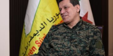 Fermandarê Pêroyî yê HSD’yî Mazlum Ebdî şi Şam