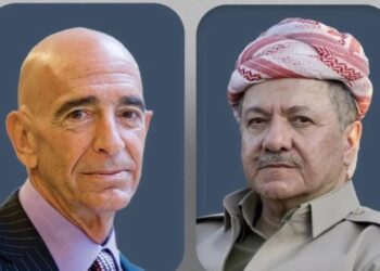 Mesûd Barzanî û Tom Barrack bi telefonê axivîn