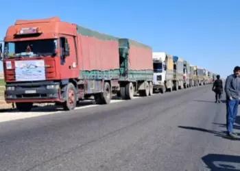 Ligel dorpêçê 17 barhilgirên alîkariyê gihîştin Kobanê