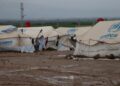 Gelek konên Kampa Newrozê di bin avê de man