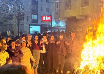 Cejna Newrozê li Parka Şêxşamîl jî bicoş hate pîrozkirin