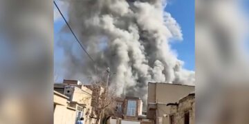 Balafirên şer li navenda polîsan a li Ûrmiyê danc