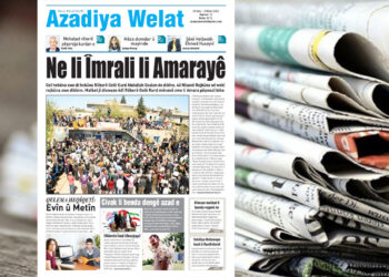 Azadiya Welat bi manşeta ‘Ne li Îmrali, li Amarayê’ derket