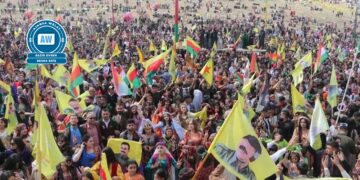 Cudahî û Hemaniyên Newrozên Kurdistanê:  Rojava: Ji agirê veşartî ber bi qadên azadiyê ve