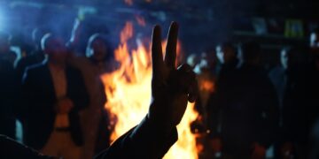 Li Bucayê Newroz bi dirûşma ‘Bijî Serok Apo’ hat pîrozkirin