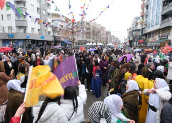 Li Êlihê mitînga 8ê Adarê: Divê jin ji bo azadiya birêz Ocalan têkoşîna xwe xurttir bikin