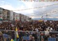 Newroza Îzmîrê: Kurd dê bi Rêberê xwe ve azad bin