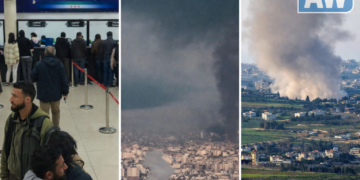 Li Lubnanê şerê Îranê: Beyrûd hate bombebarankirin, 11 hezar kes derbasî Sûriyê bûn