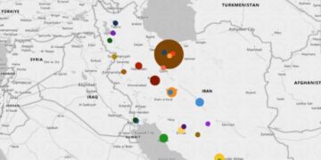 Li Rojhilatê Kurdistanê bombebarana giran: 17 bajar 179 êriş