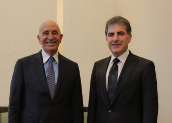 Nêçîrvan Barzanî li Antalyayê bi Tom Barrack re civiya