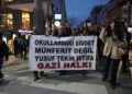 Gelê taxa Gaziyê li dijî êrîşên li dibistanan meşiya