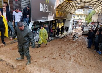 Li Farqînê ji ber barîna zêde ya baranê lehî rabû