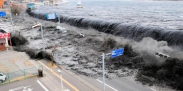 Li Japonyayê pêlên tsûnamiyê gihiştin peravê