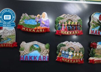 Dikandarek Colemêrgî nasnameya bajêr li magnet û solan dike