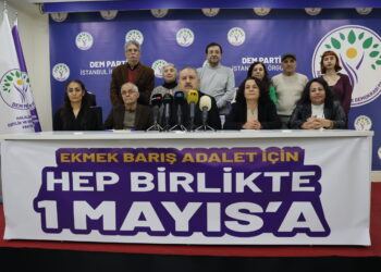 DEM Partiya Stenbolê: Bi daxwaza aştiyê em ê li qada 1ê Gulanê bin