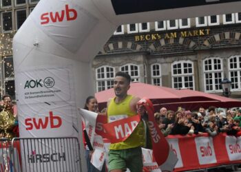Atletê Kurd Arslan di Maratona Bonnê de bû yekemîn