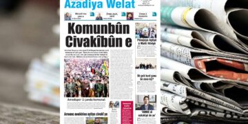 Azadiya Welat bi manşeta ‘Komunbûn civakîbûn e’ derket