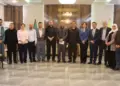 Mazlûm Ebdî û Îlham Ehmed bi şandeya koçberên Serêkaniyê re civiyan