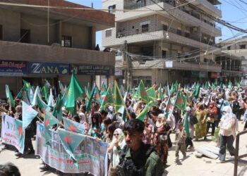 Li Rojava meşa piştgiriya YPJê: Em rejîma vîna jinê nas nake qebûl nakin
