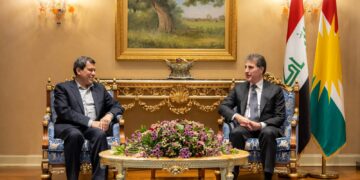 Mazlum Abdî li Hewlêrê bi Nêçîrvan Barzanî re hevdîtin pêk anî