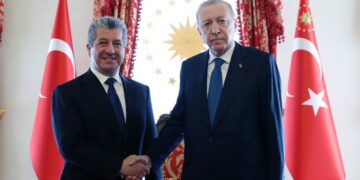 Barzanî û Erdogan civiyan: Geşedanên herêmê hatin nîqaşkirin