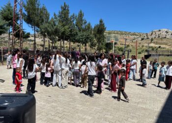 MED-DERê li gundên Amedê bi zarok û jinan re bername li dar xist