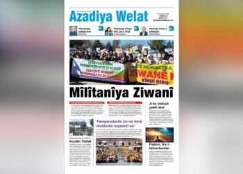 Azadiya Welat bi manşeta ‘Mîlîtanîya Ziwanî’ derket