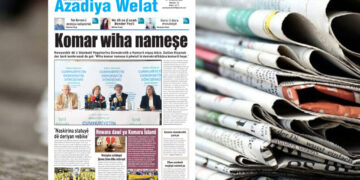 Azadîya Welat bi manşetê ‘Komar wiha nameşe’ vejîya