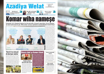 Azadiya Welat bi manşeta ‘Komar wiha nameşe’ derket