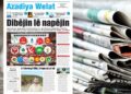 Azadîya Welat bi manşetê ‘Dibêjin lê napêjin’ vejîya