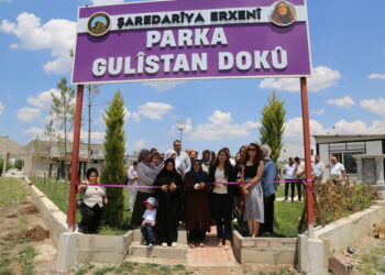 Şaredariya Erxeniyê bi navê Gulîstan Dokûyê parkek vekir