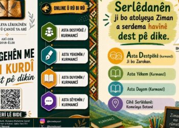 Li ARÎ-DER û BOTAN-DERê serlêdanên atolyeyên Kurdî dest pê kir